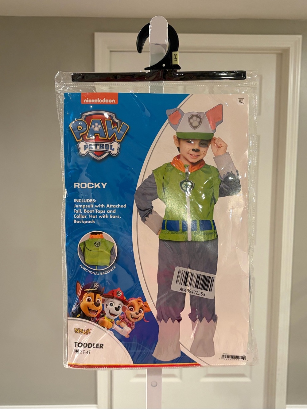 Paw Patrol Rocky Toddler Halloween Costume